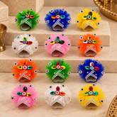 Laddu Gopal Mukut/Stone Kori Design/Pack of 12/ Size 2
