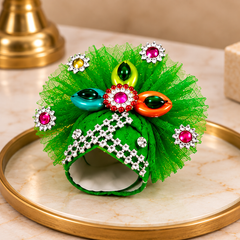 Laddu Gopal Mukut/Stone Kori Design/Pack of 12/ Size 2