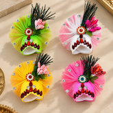 Gopal mukut with peacock feather / Size-3 / Set-4