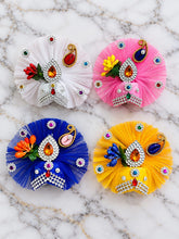 Laddu Gopal Mukut/4 Beautiful Designs/Pack of 4 nos/ Size 6